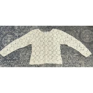 Studio Michelle Stuart Womens Vintage Crochet  Sweater Open Knit Sz.Small (2L-9)